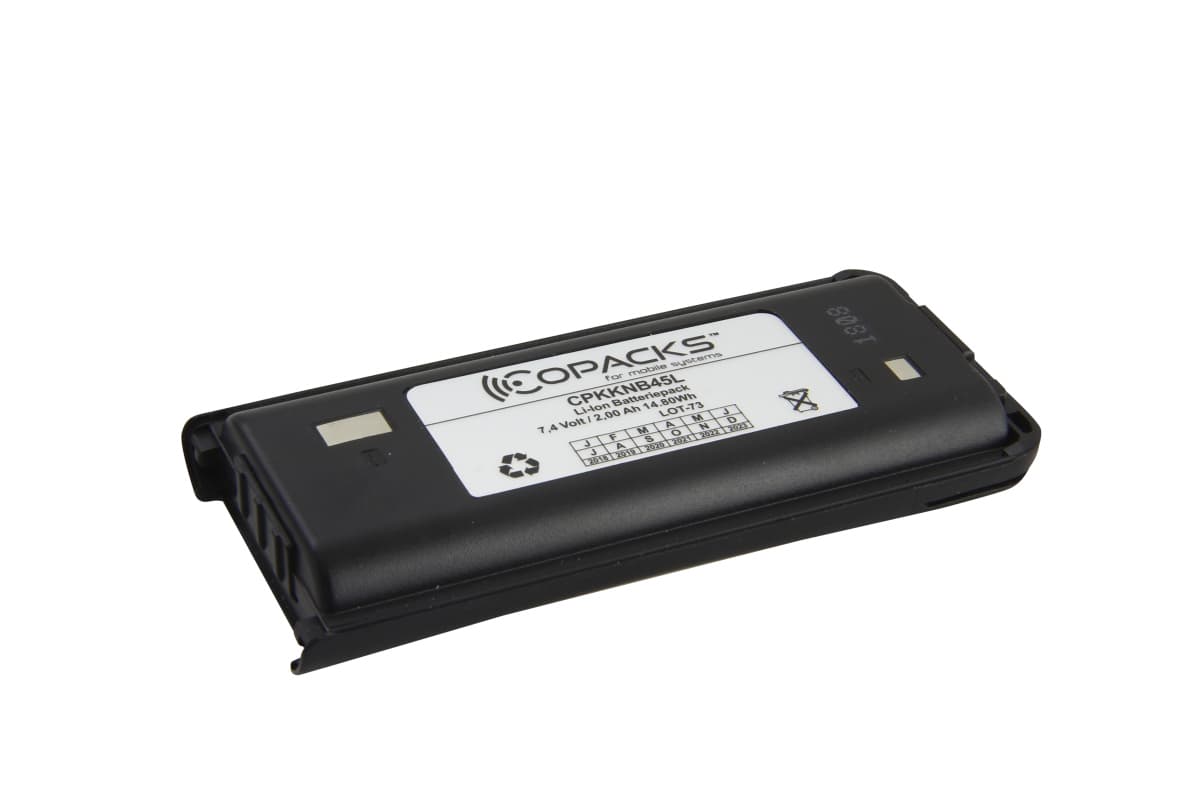 Batterie pour Kenwood TK3201 TK2202 TK3302 TK3401D - KNB45L Li-Ion 7,2V 2000mAh