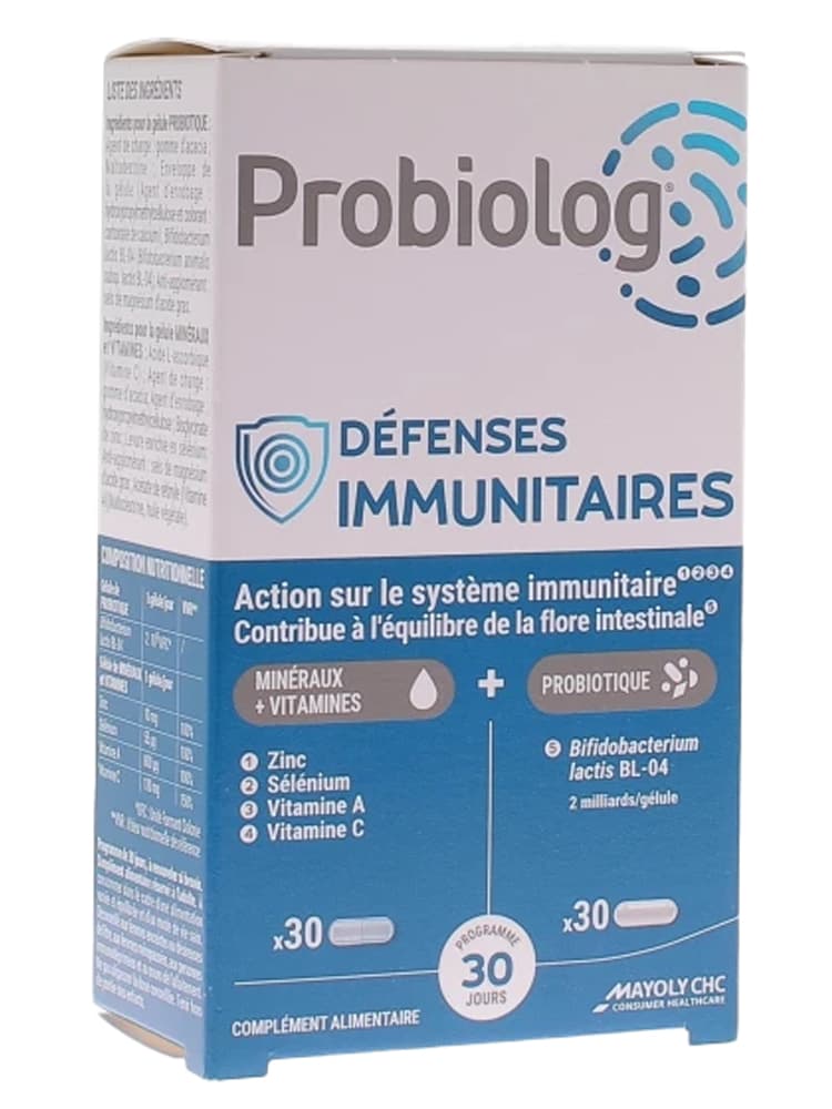 Mayoly Spindler Probiolog - Défenses Immunitaires - 2 x 30 Gélules